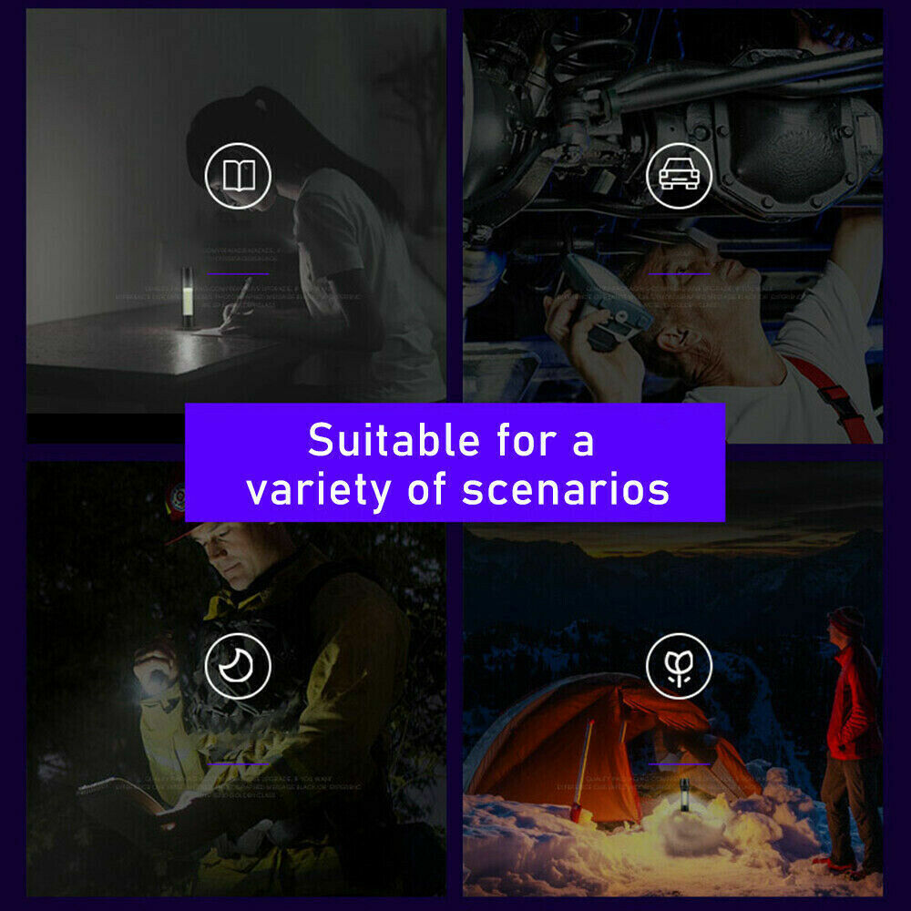 Rechargeable LED Tactical Flashlight with 3 Modes, Compact & Waterproof