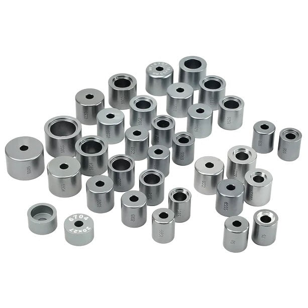 Bearing Press Guide Set for Ceramic & Hybrid Bearings - Silver, Model BGK-004