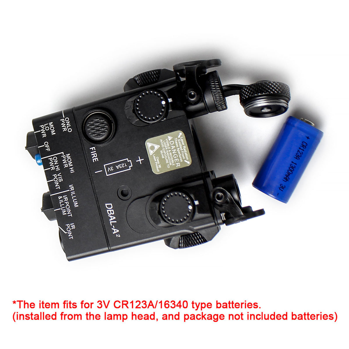 IR & Red Laser Aiming Light with LED Illuminator for Hunting and Tactical Use