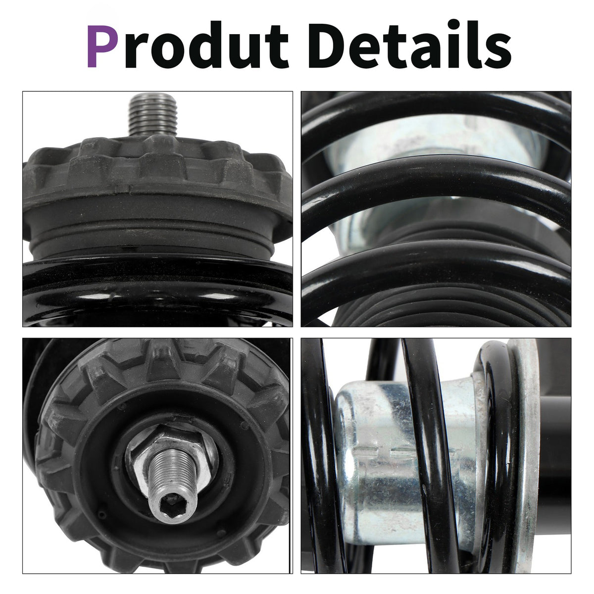 Front Shock Absorbers Pair for Smart Fortwo W451 2008-2016 - Suspension Struts