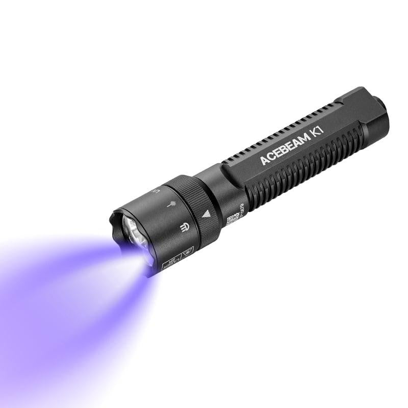 LED Flashlight with 3 Light Sources 1000 Lumens Rechargeable Outdoor Torch