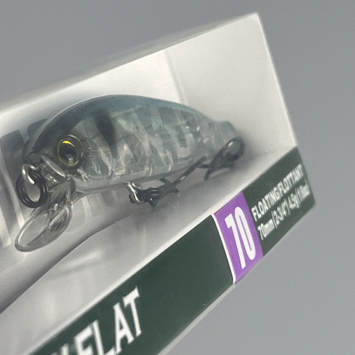 Floating Minnow Lure 70mm Flat Floating Fishing Bait - R1357-GSSH