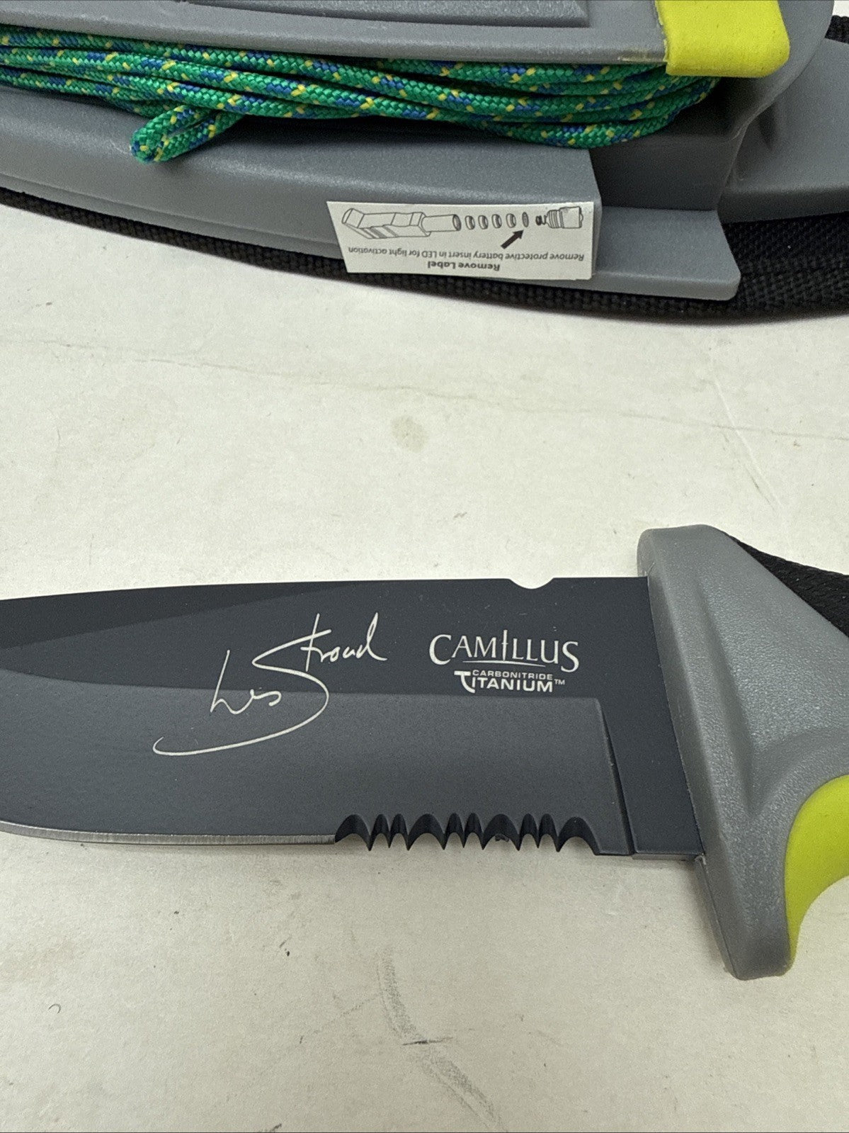Ultimate Titanium Survival Fixed Blade Knife for Camping & Outdoor