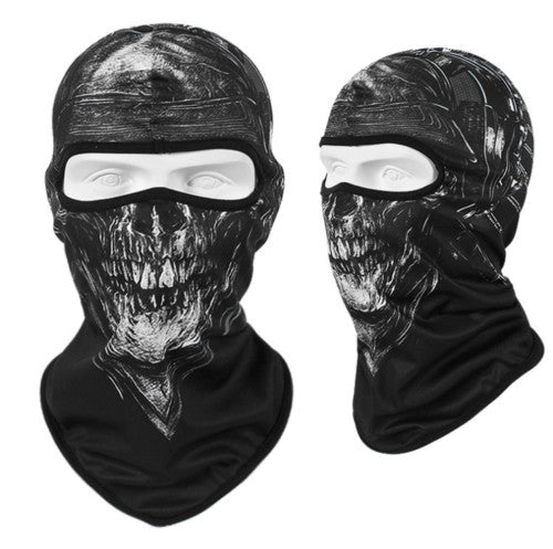 Unisex Skull Ski Mask Balaclava Ghost Bandana Full Face Mask for Outdoor Activities