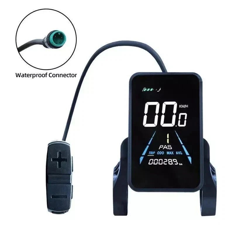 48V LCD Color Display for Electric Bike Conversion Kit - Scooter Accessories