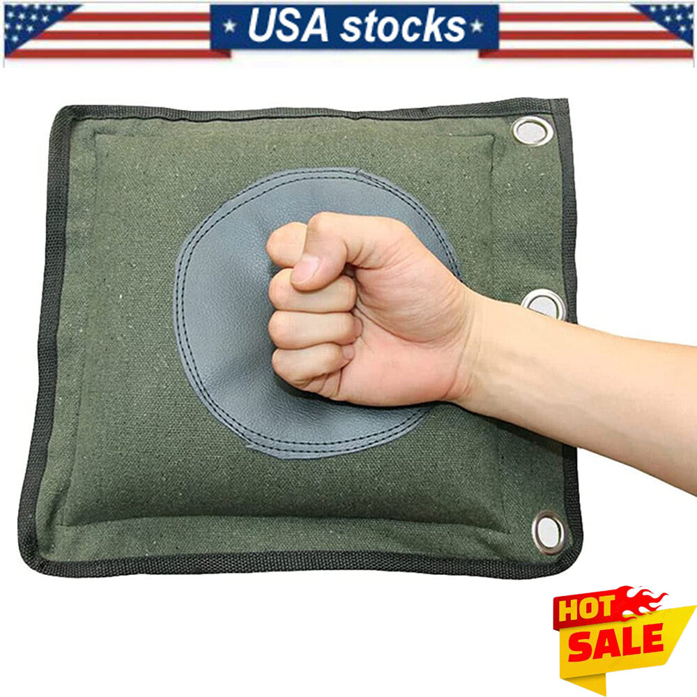 Wall Boxing Punch Bag for Kickboxing & Martial Arts Training - Canvas Leather