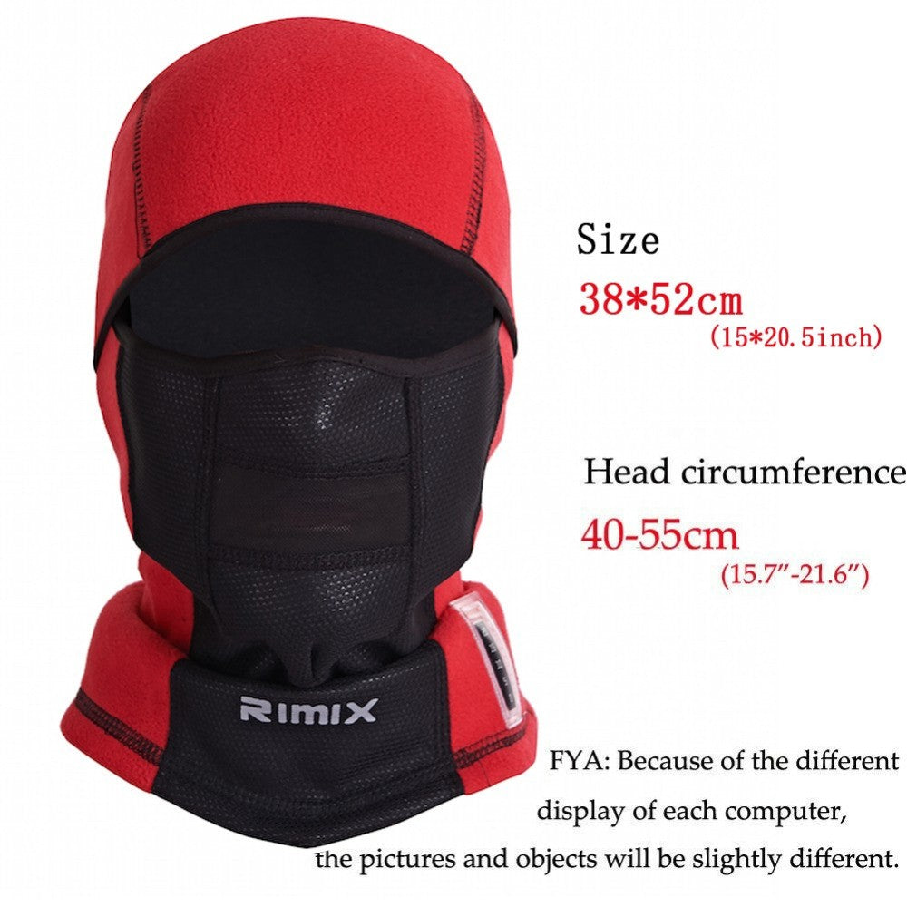 Full Face Ski Mask Balaclava for Winter Outdoor Activities Windproof Thermal Fleece