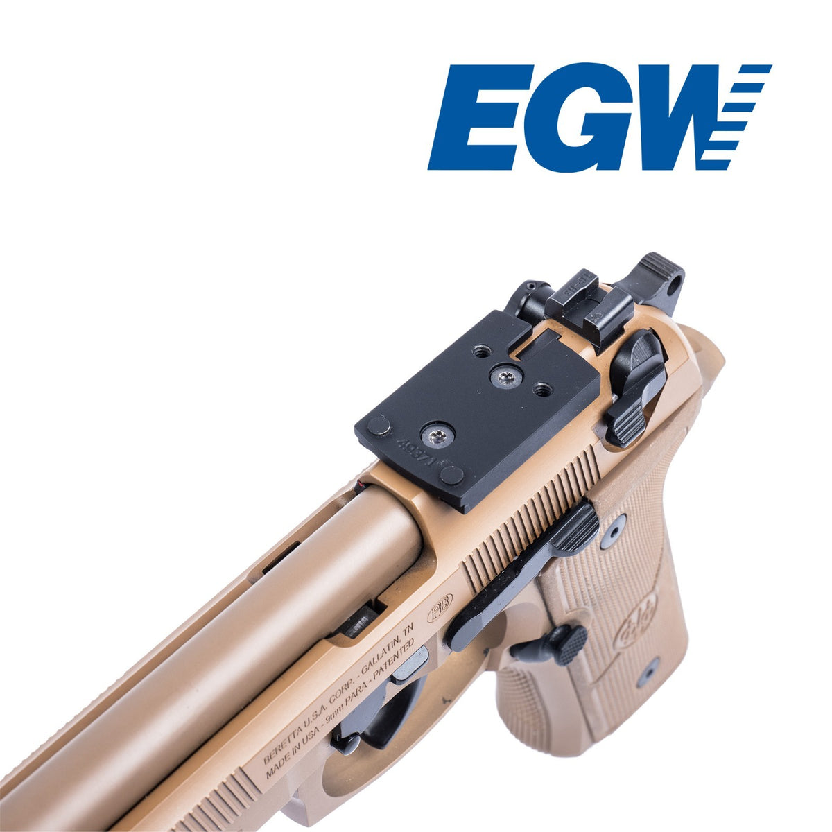 EGW Mount for Beretta 92 RDO Micro Red Dot Sights | Fits Vortex DPP & RMSC
