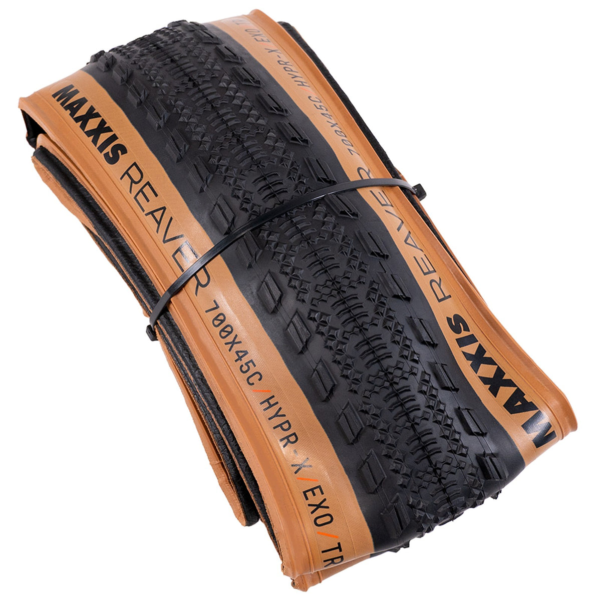 Maxxis Reaver 700x45C Gravel Bike Tire - Folding, Tubeless Ready, Dual Compound