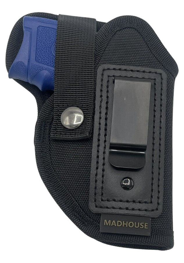 Ruger LCP 380 Holster with Safety Strap - Inside/Outside Waistband Concealed Carry