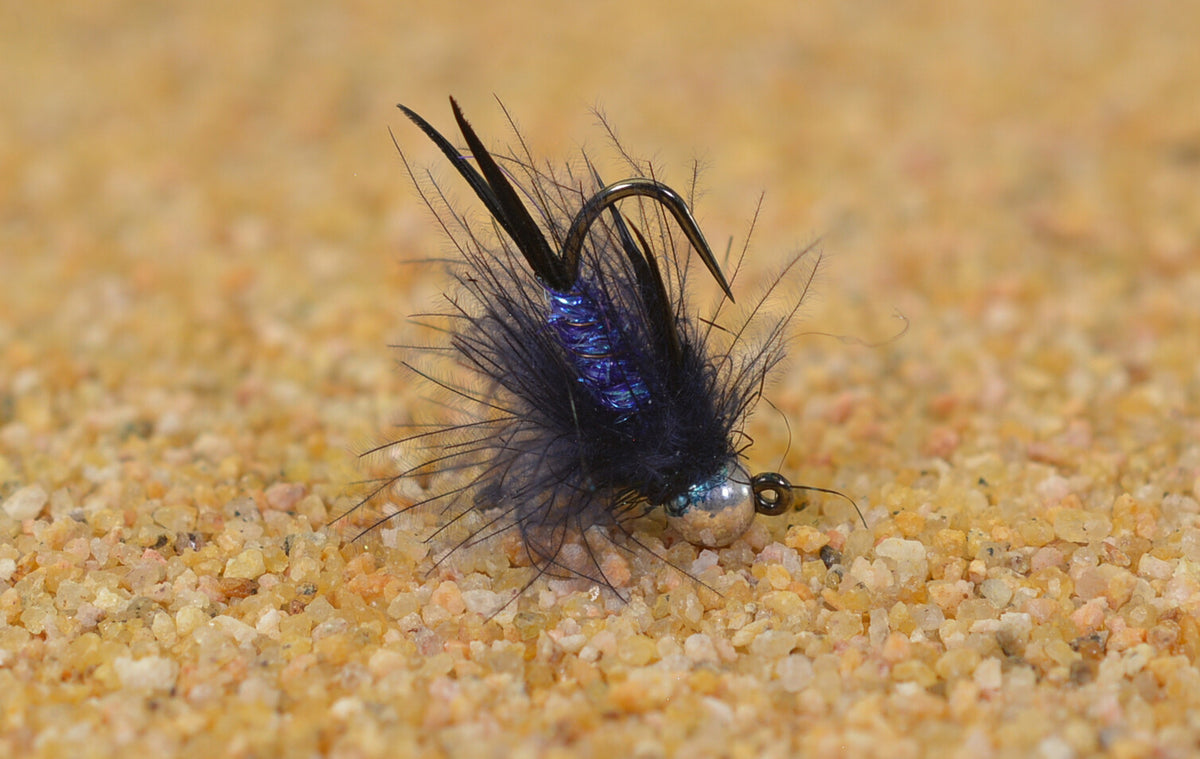 Purple Reign Tungsten Jig Head Flies for Fly Fishing - Assorted Sizes