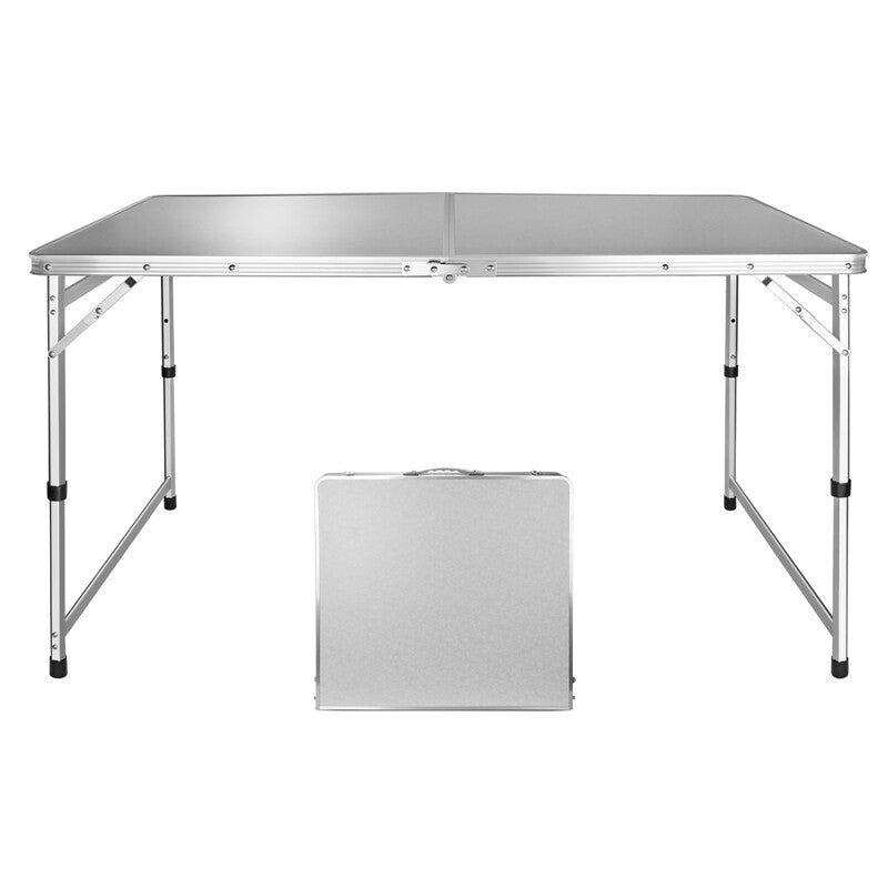 Portable Folding Camping Table with Adjustable Legs - Lightweight Outdoor Table