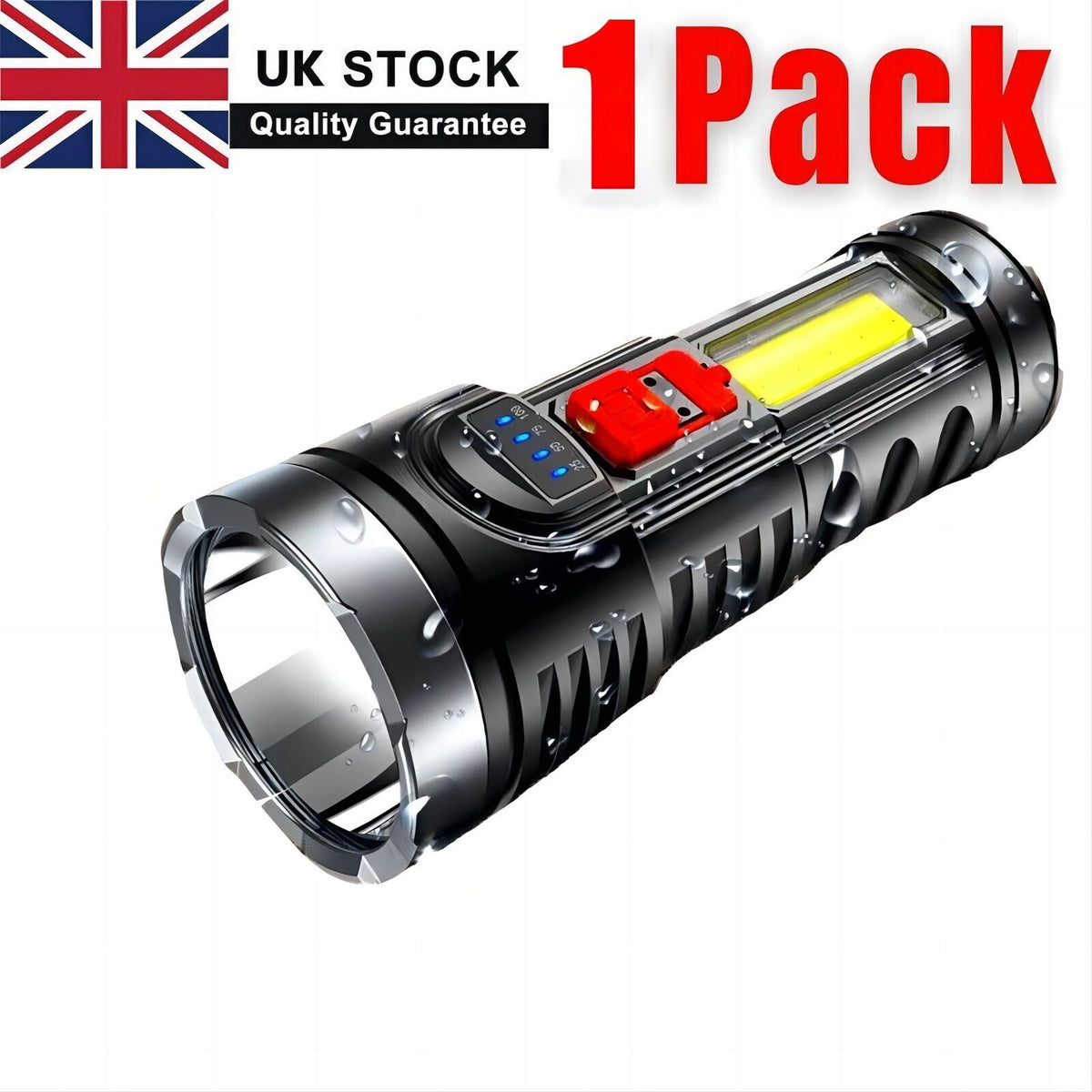 High Power 990000000 Lumen LED Flashlight Rechargeable Torch Outdoor Lamp