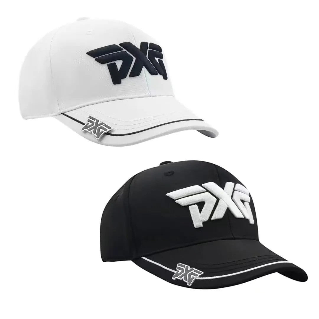 Unisex Adjustable Golf Hat with Embroidery and Magnetic Ball Marker