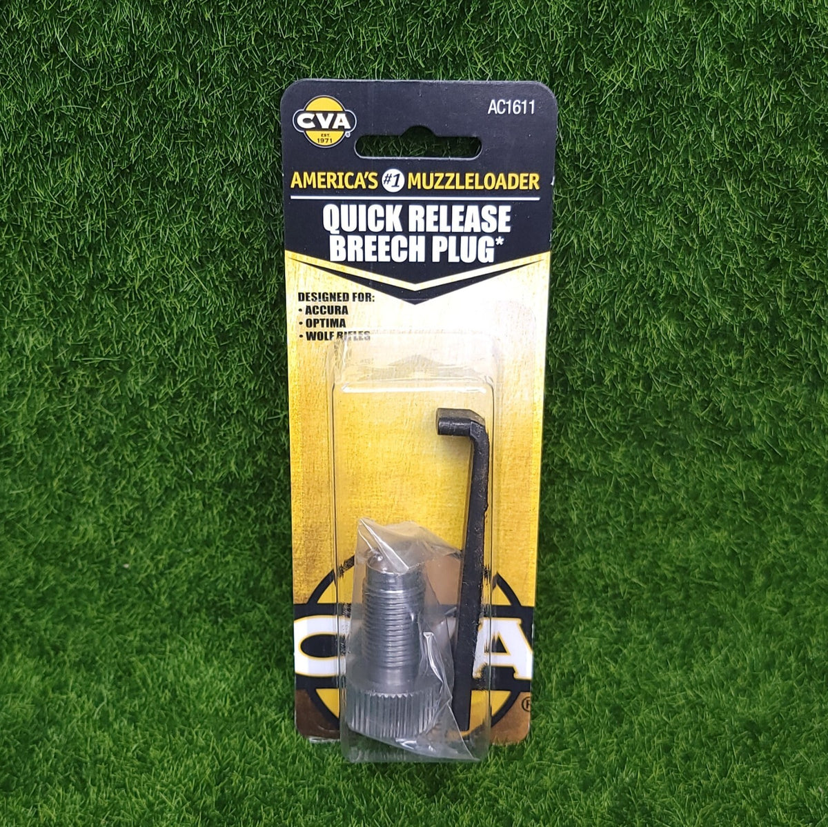 Stainless Steel Breech Plug for CVA Accura Optima Wolf Muzzleloaders - AC1611