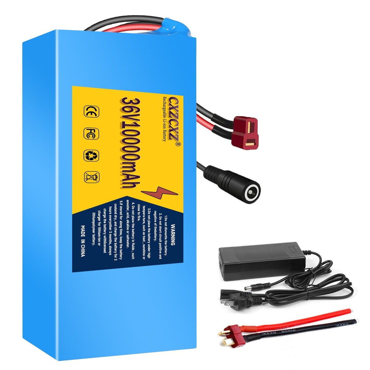 36V 10Ah Lithium E-Bike Battery for Electric Bicycle Scooter 200W-500W