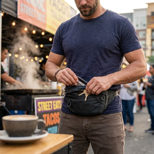 Tactical Concealed Carry Fanny Pack with Modular Holster - Multi-Use Waist & Chest Bag