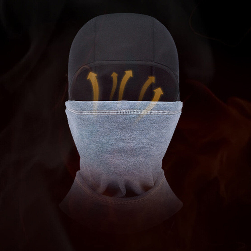 Unisex Winter Balaclava Ski Mask with Adjustable Drawstring - Cold Weather Face Cover