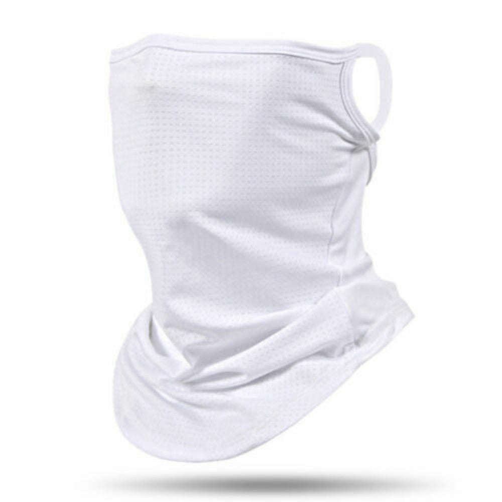 Reversible Breathable Face Mask Neck Gaiter Bandana Cover with Ear Loops