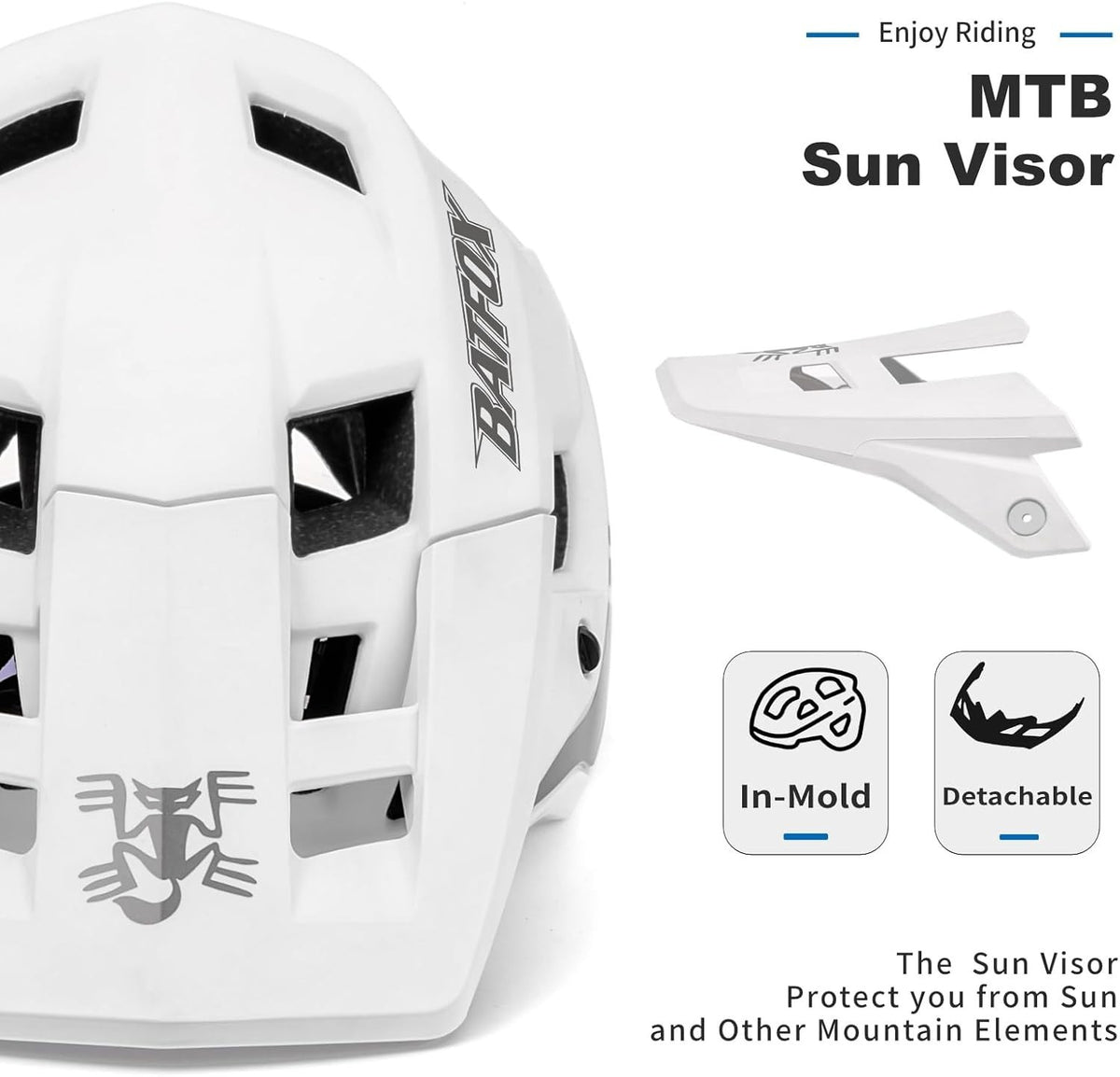 XL Mountain Bike Helmet for Men & Women - Safe Cycling Gear 60-62cm