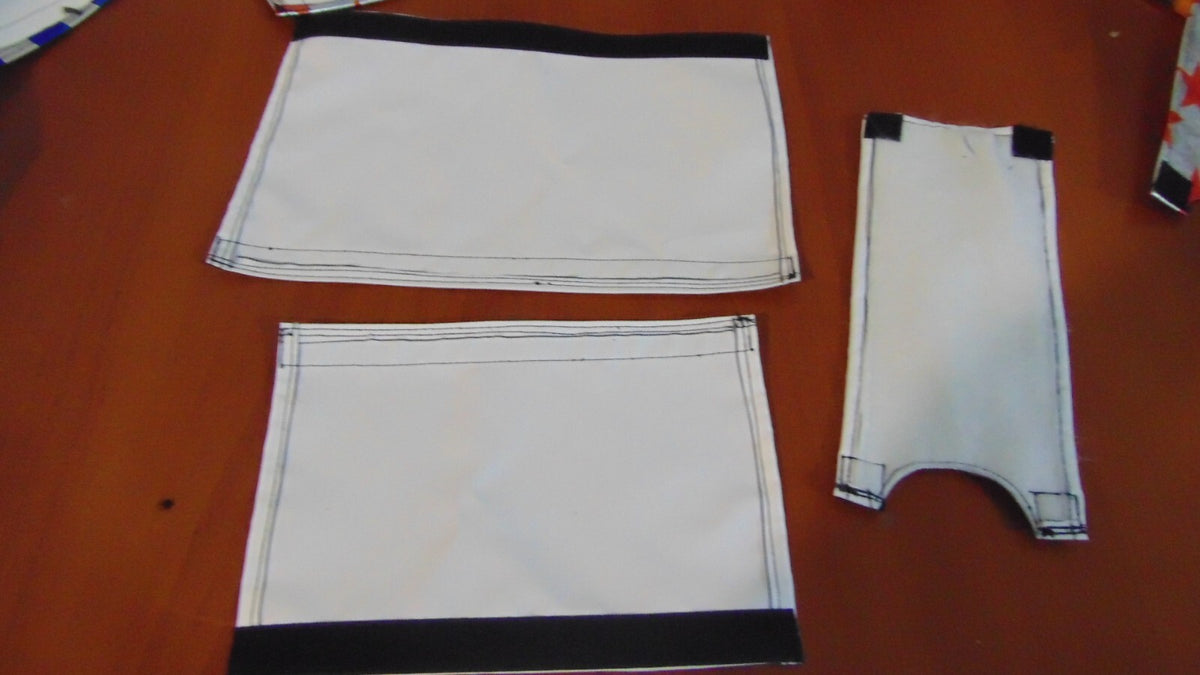 White BMX Handlebar Top Tube Pad Set - Cycling Bike Foam Guards