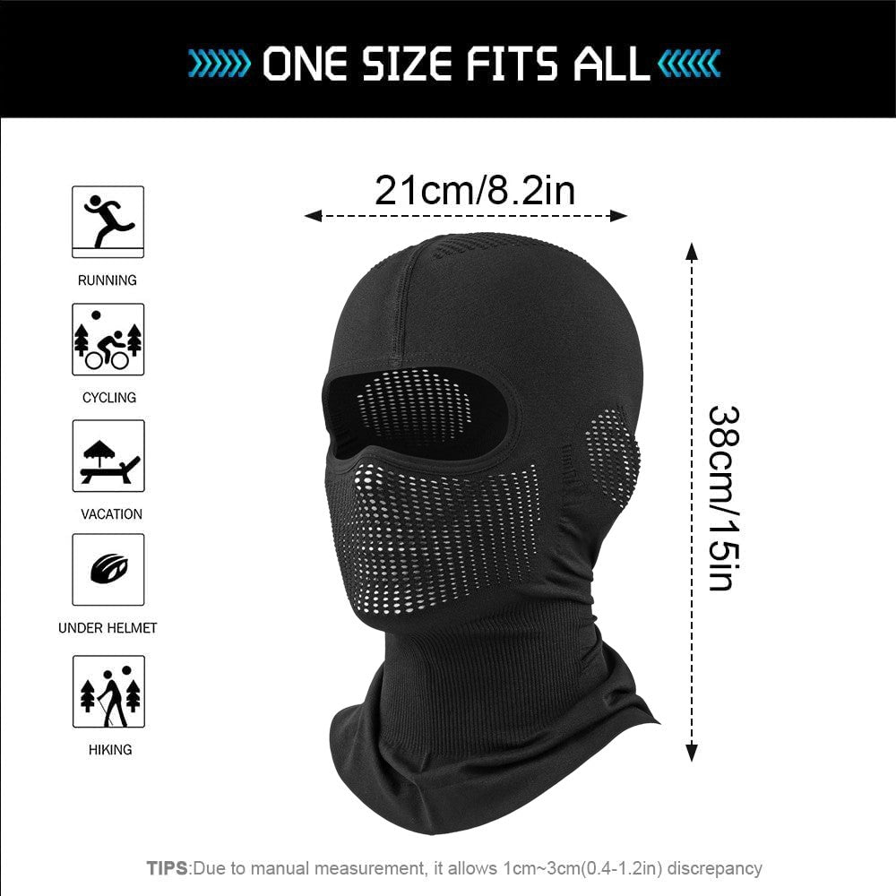 Breathable Balaclava Face Mask UV Protection Hood for Cycling Ski Motorcycling