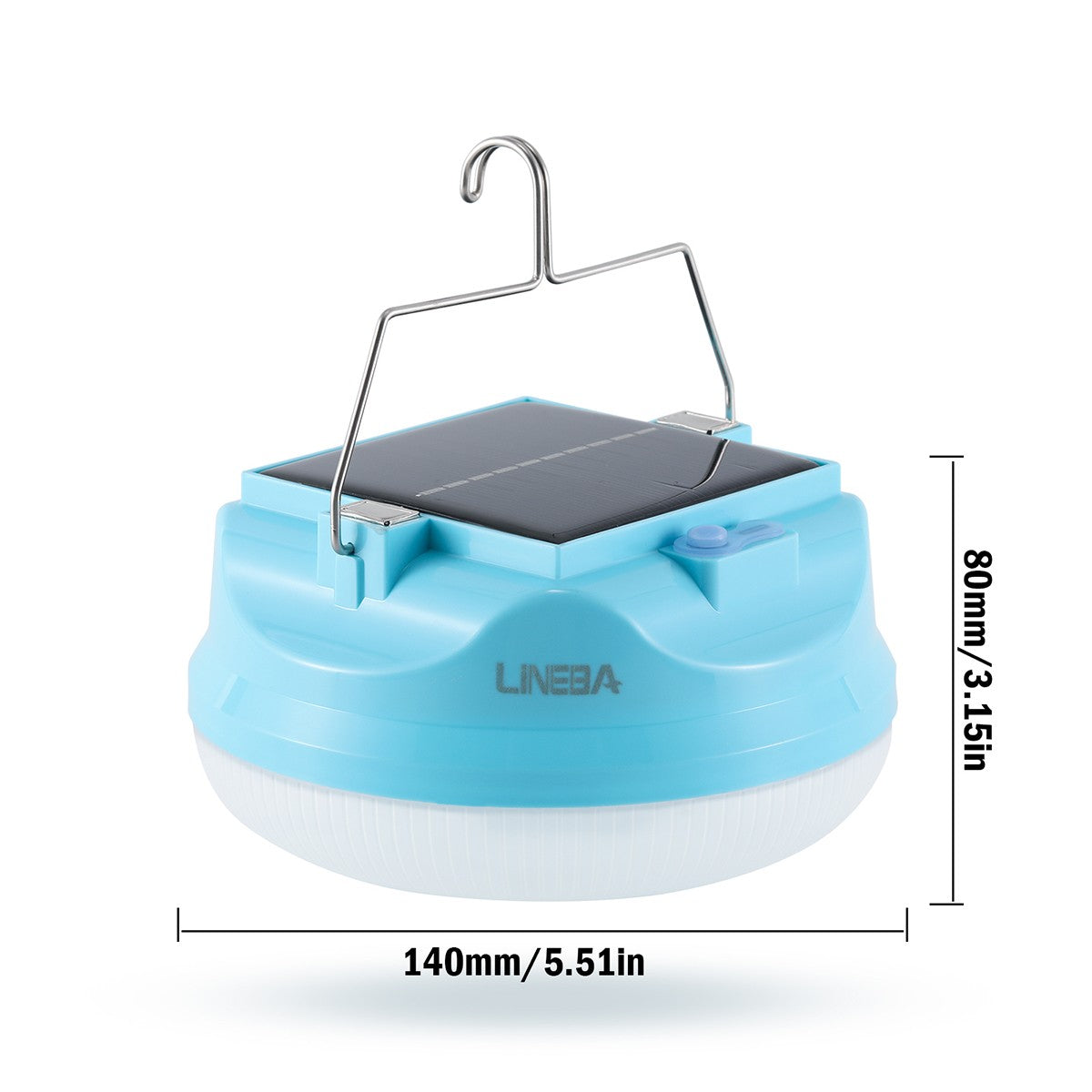 Rechargeable Camping Solar LED Lantern with Emergency Light