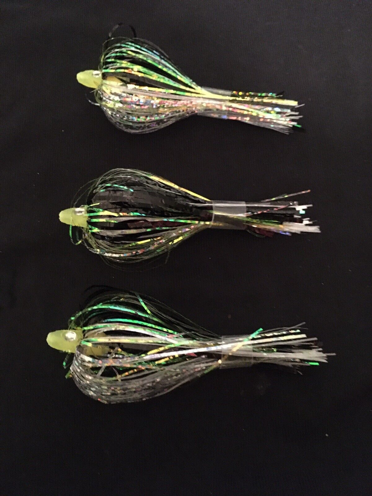 Salmon Trolling Flies Pack of 3 - Alewife Series Rigged Lures for Salmon Fishing