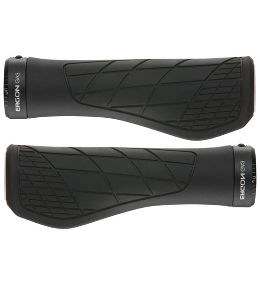 Ergon GA3 Gel Lock-On MTB Bike Handlebar Grips - Ergonomic Comfort, Multiple Sizes & Colors