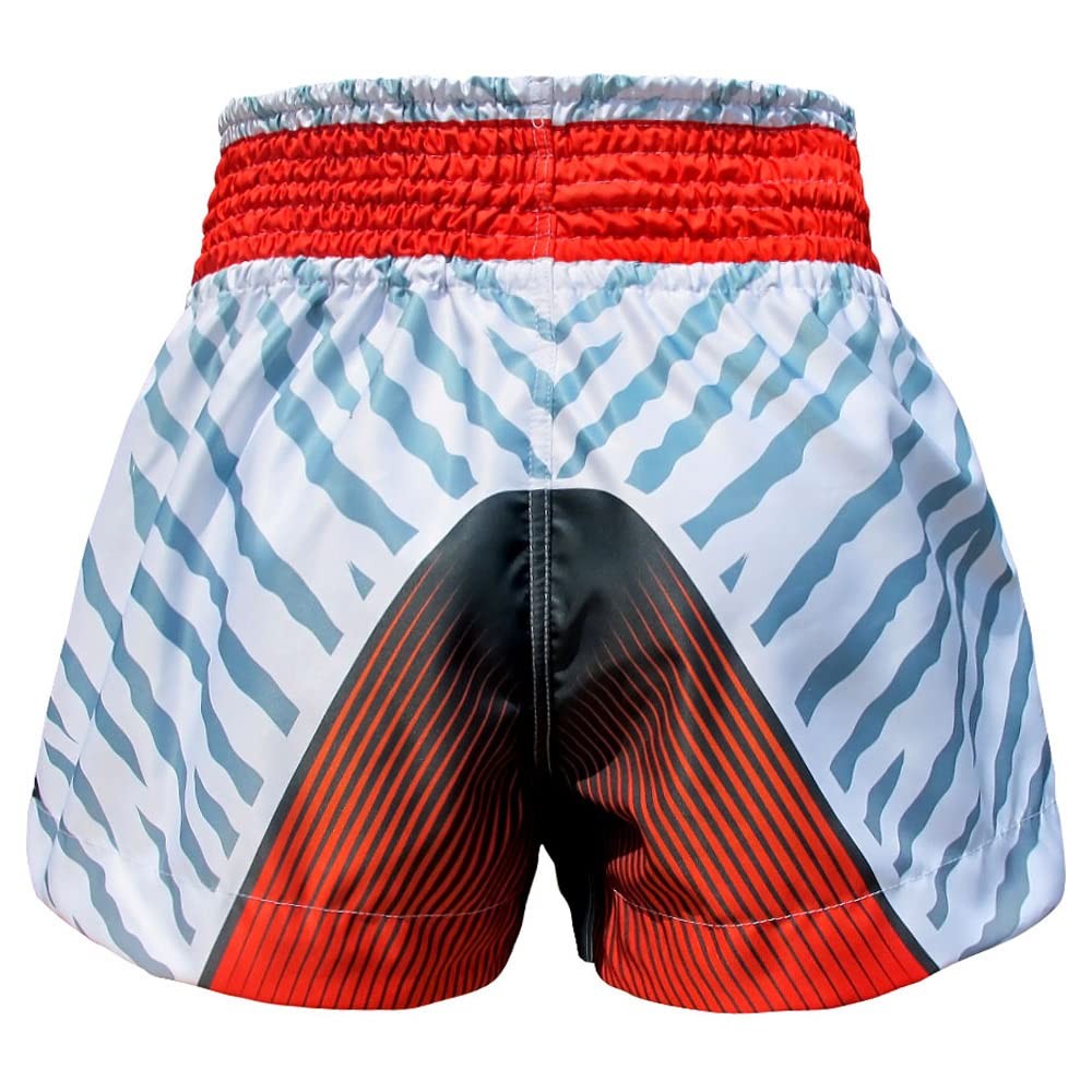 Muay Thai Shorts Tiger Design Lightweight Microfiber Training Kickboxing Gear