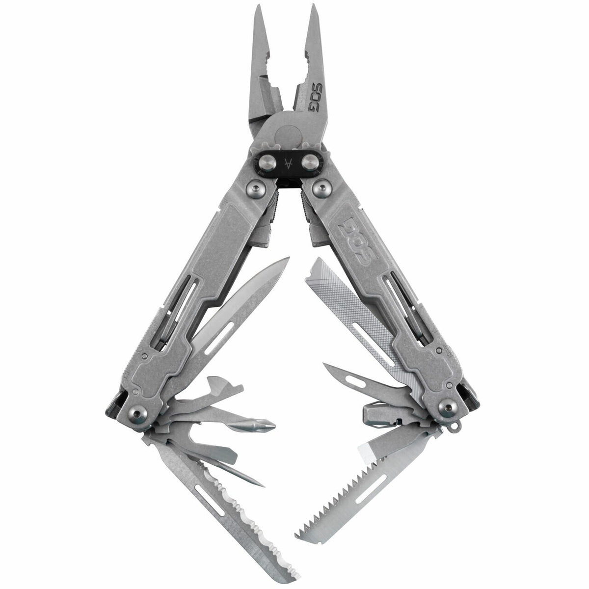 Multi-Tool with 21 Tools and 12 Bit Kit - Heavy Duty Stainless Steel