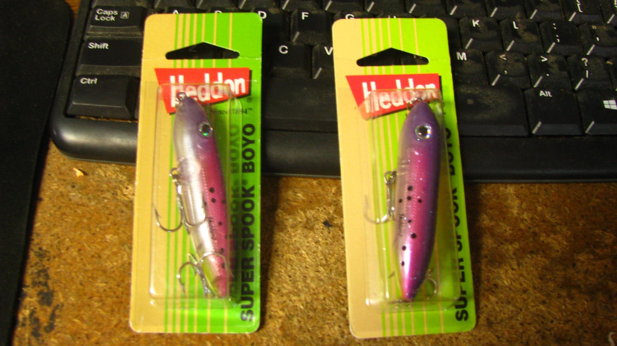 Heddon Topwater Baits Set - 3 Inch Speck Magic Saltwater Lures, 2 Pcs