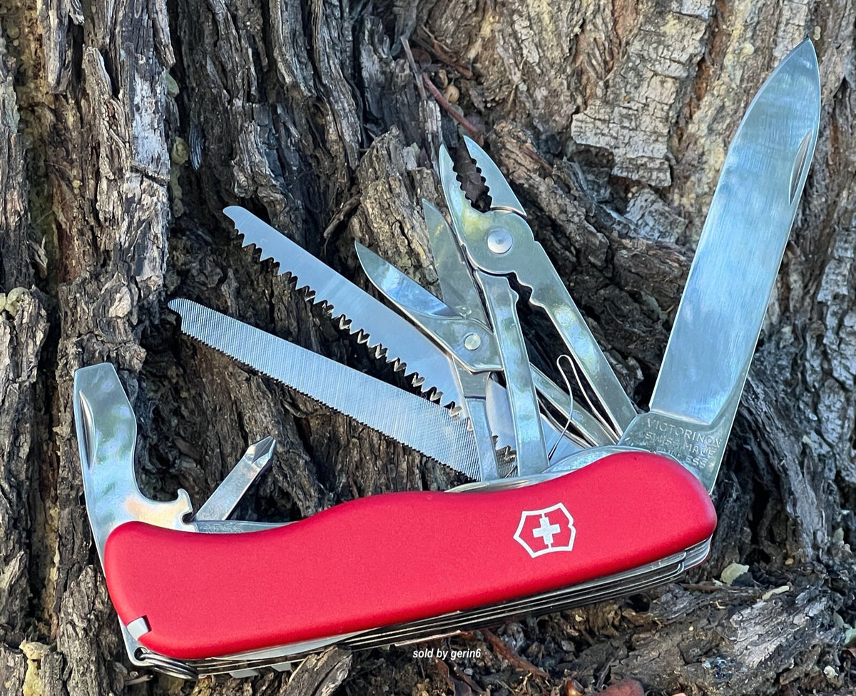 Victorinox Swiss Army Knife Workchamp Dark Red 111mm Multi-Tool with 21 Functions