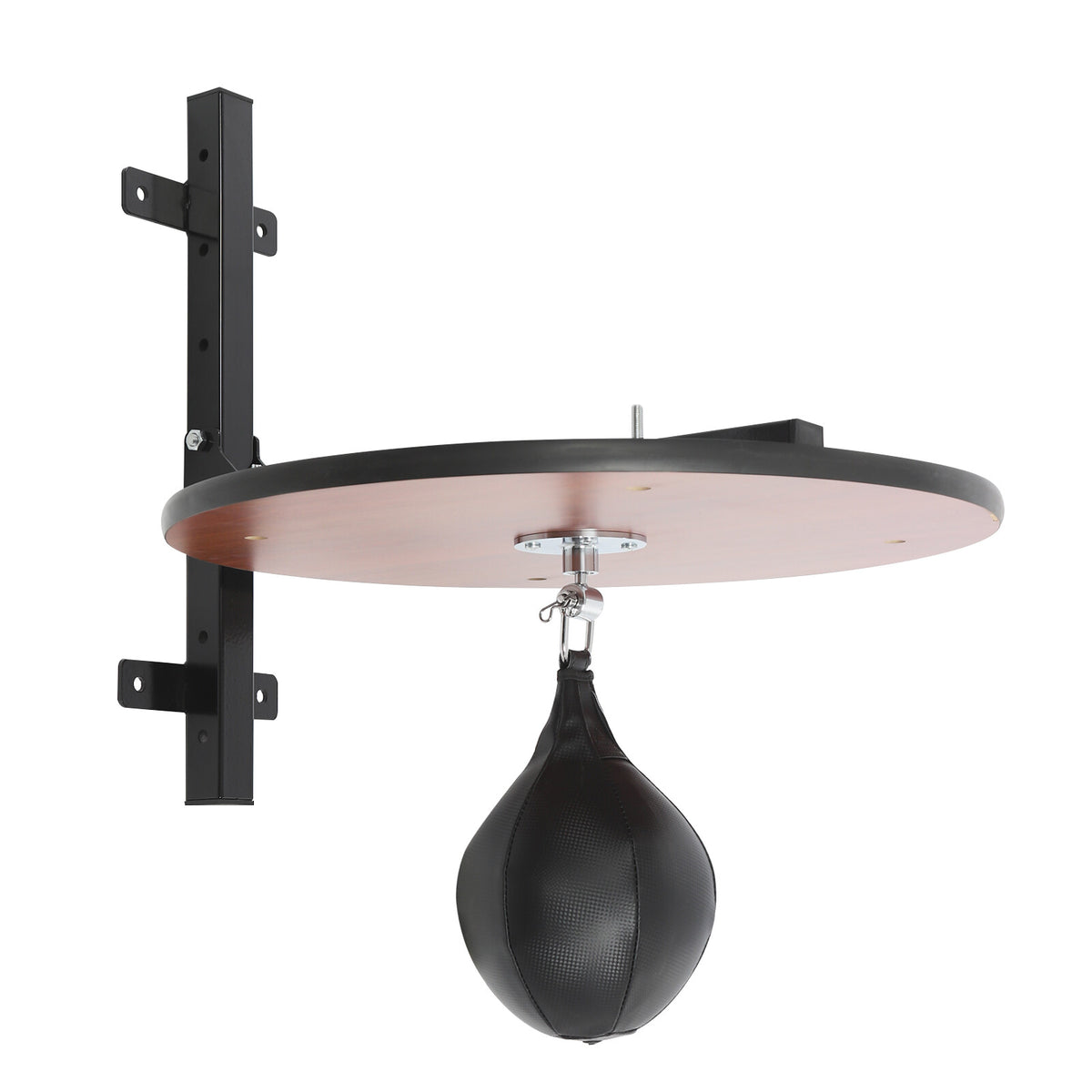 Heavy Duty Speed Bag Platform Kit for Boxing Training with Rotatable Punching Ball