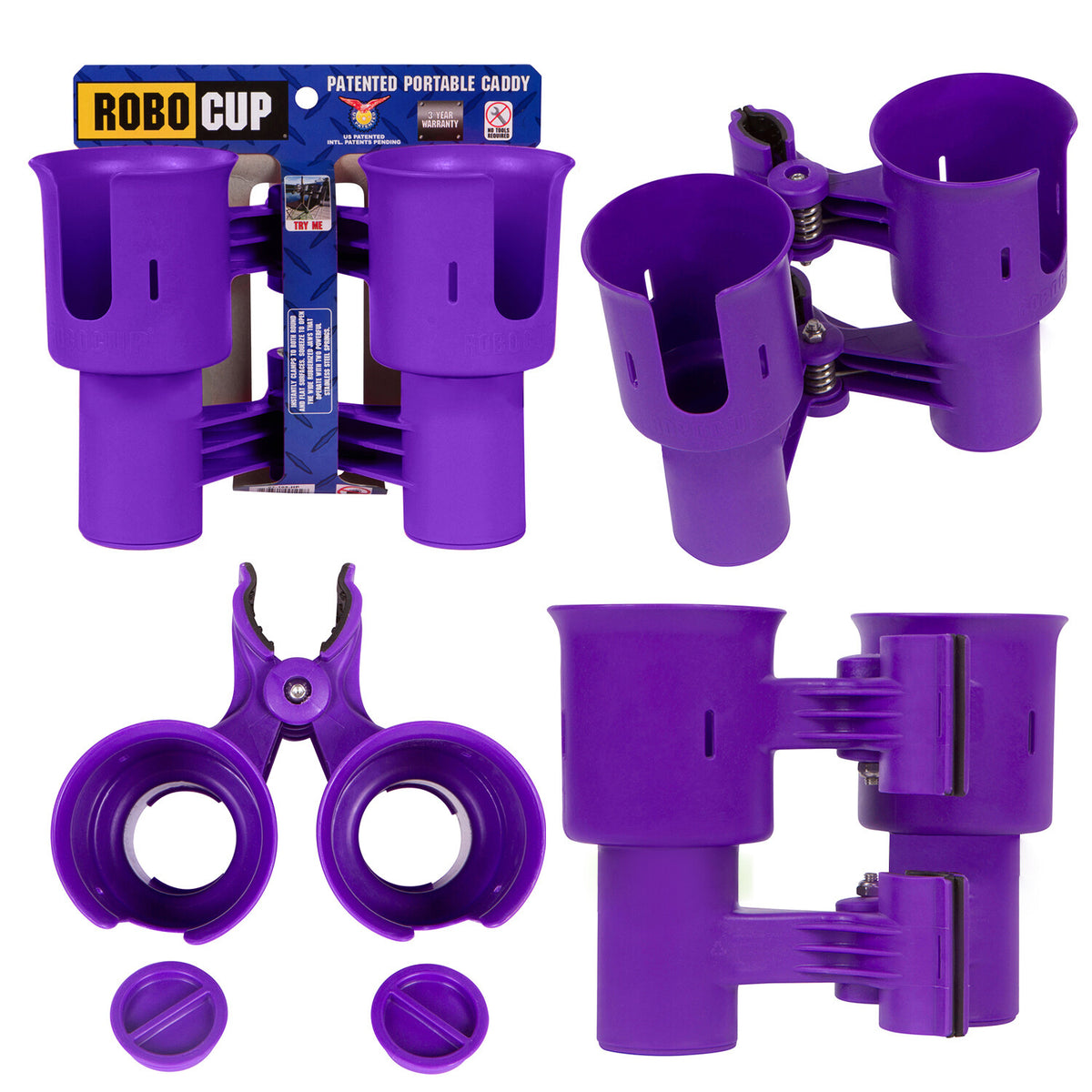 Multi-Color RoboCup Bundle with Holster and Plus - Durable Portable Clamping Tool