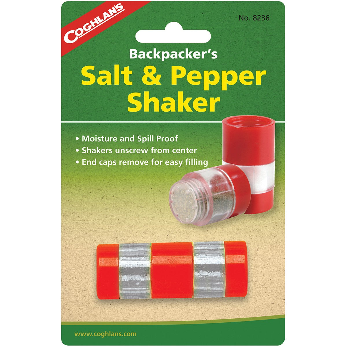 Camping Salt & Pepper Shaker Set Moisture Proof Spill Proof