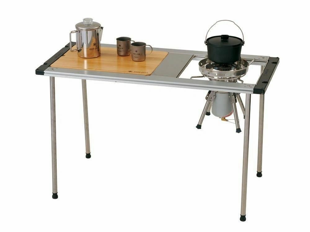 Iron Grill Table with Bamboo Insert for Snow Peak IGT CK-126TR - New