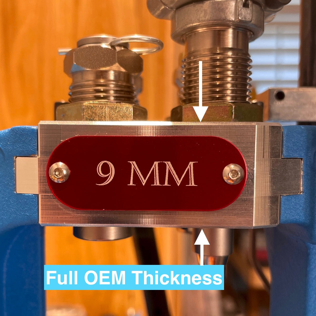 Machined Billet Aluminum Tool Head for RL550 Series - Made in USA, 1.08 Thick