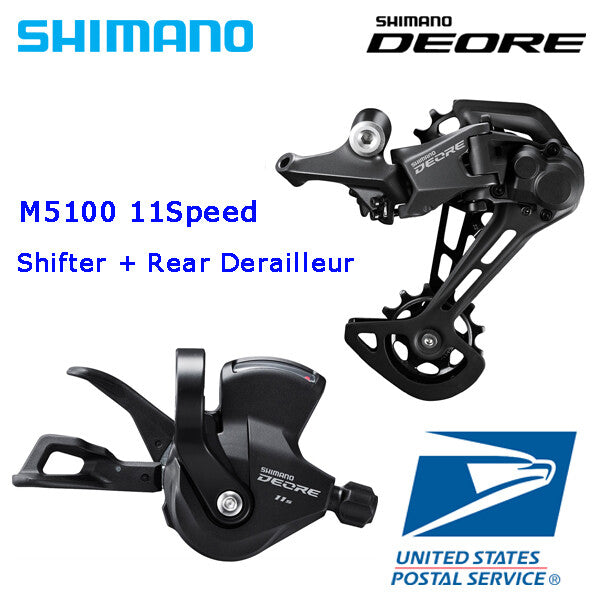 Shimano Deore 1x11 Speed MTB Rear Derailleur & Shifter Set - M5100