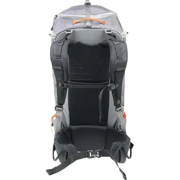 Women's Hiking Backpack 33L Waterproof Nylon Travel Daypack Gray and Orange