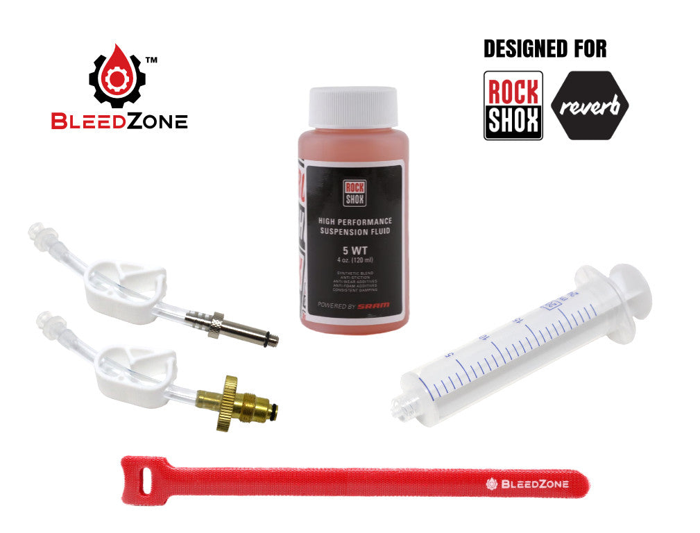 Bicycle Brake Bleed Kit with 120ml RockShox Fluid for RockShox Damper Maintenance