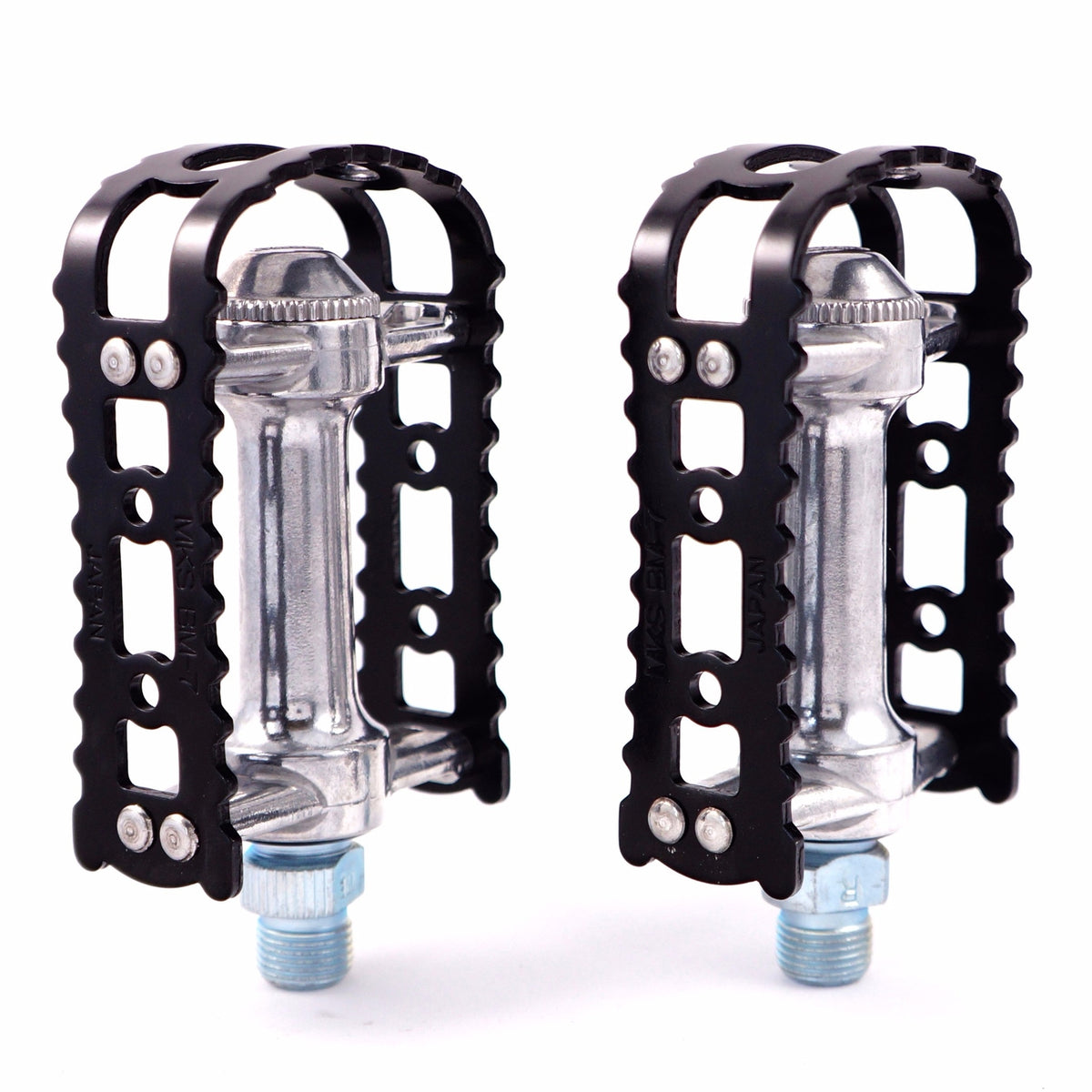 Vintage Bicycle Pedals - 1/2 Inch Alloy Classic BMX Road City Bike Parts