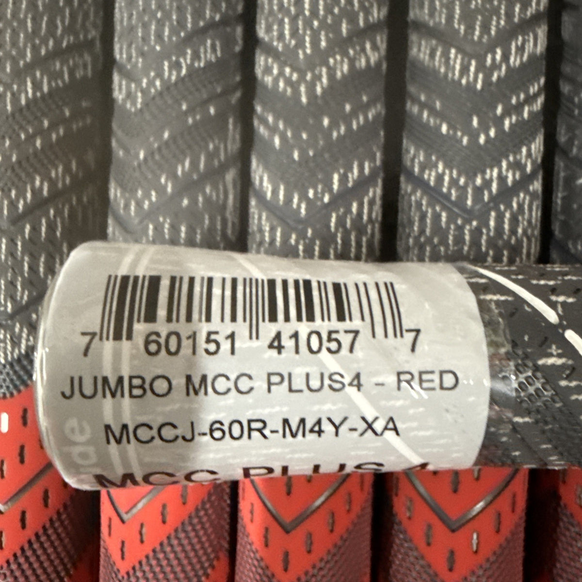 Golf Pride MCC Plus 4 Jumbo Golf Grips - Red, Authentic Tour-Performance