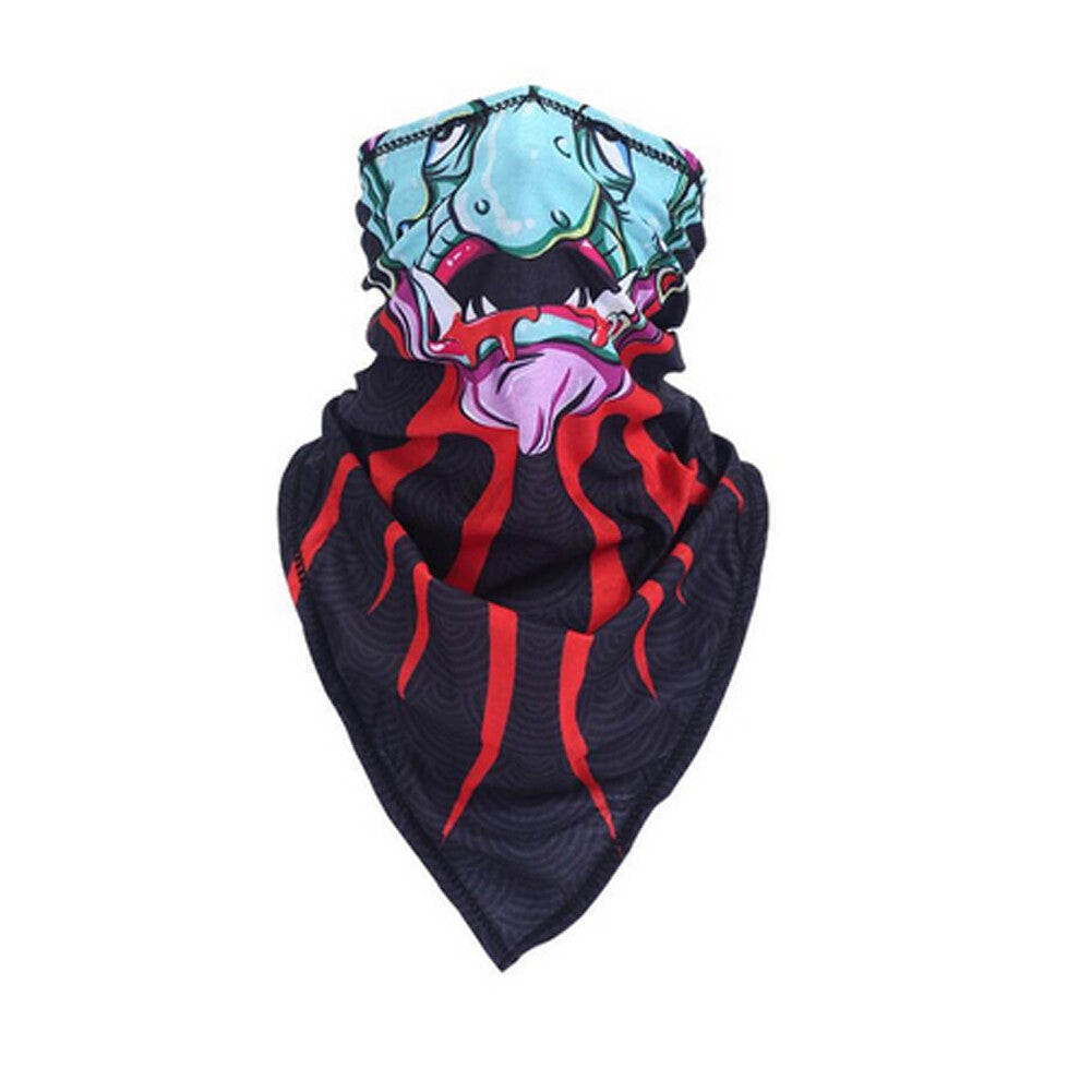 Multifunctional UV Protection Skull Face Mask Neck Gaiter for Outdoor Sports