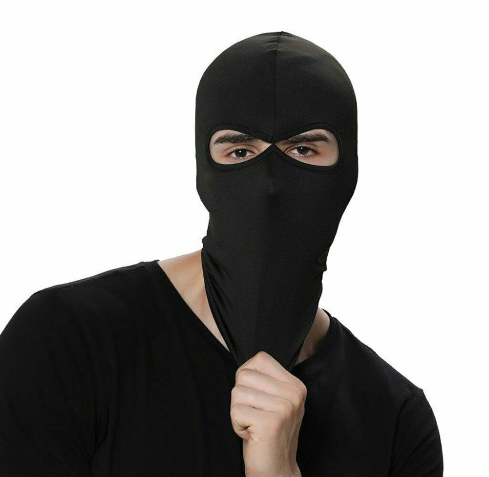 Mens Tactical Full Face Mask Balaclava Ski Motorcycle Sun Hood 2 Pack