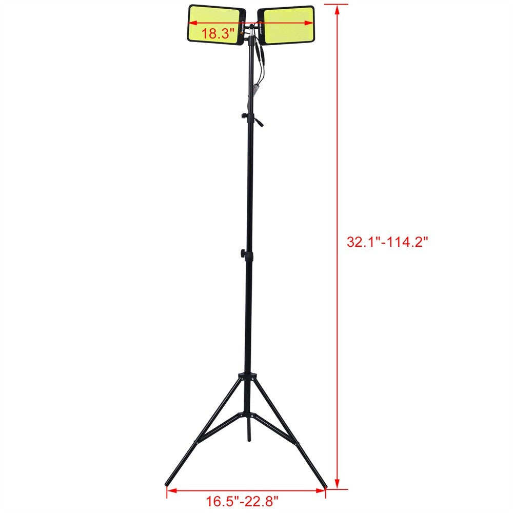 LED Camping Lantern Flood Light 12V Portable Telescopic Outdoor Lighting
