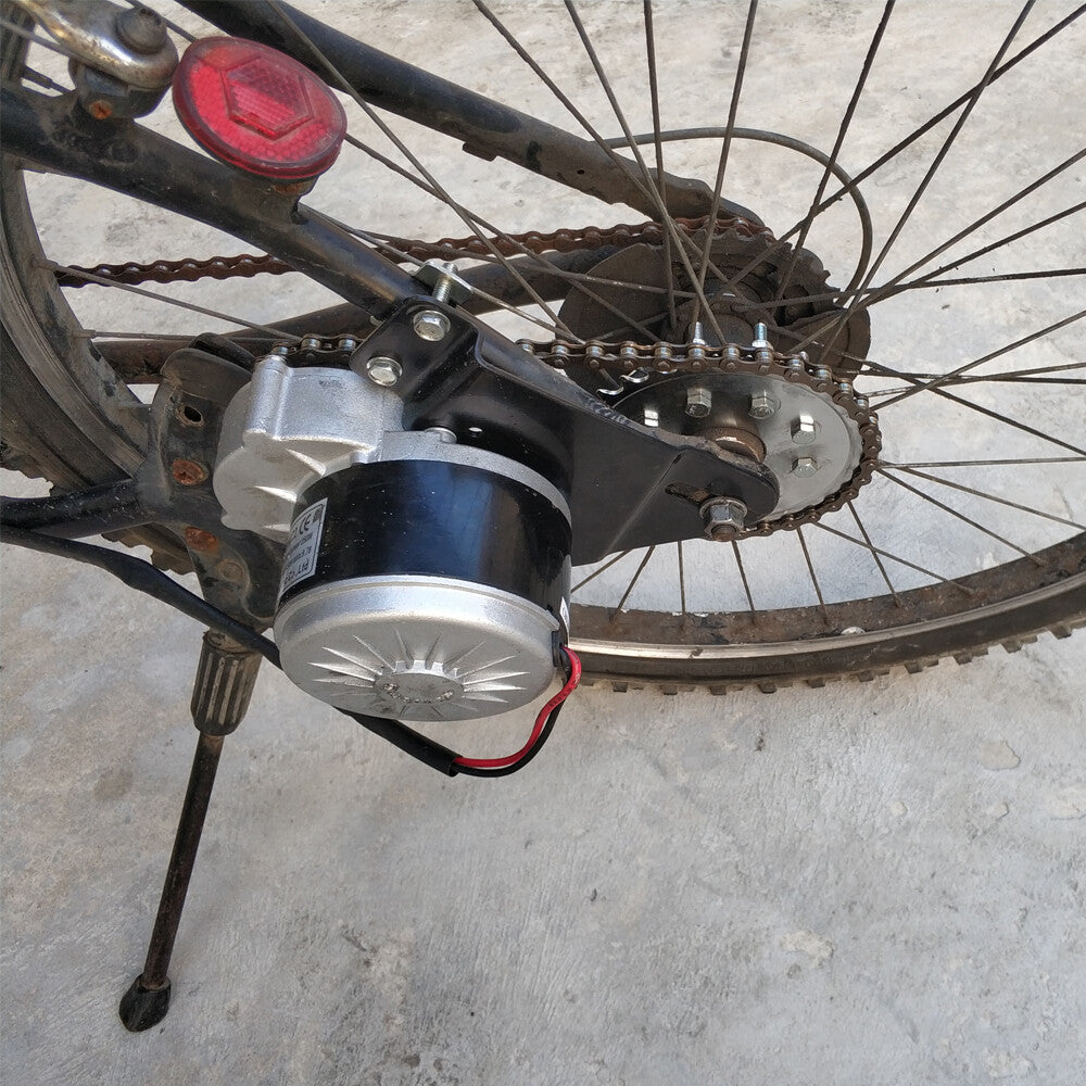 Electric Bicycle Conversion Kit 250W 24V Brush Motor with Freewheel, Controller & Throttle
