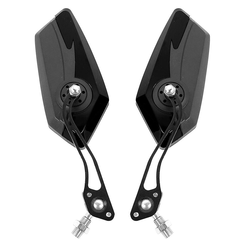 Bike Handlebar Mirror 2 Pack - Rotatable Adjustable Wide Angle Rear View