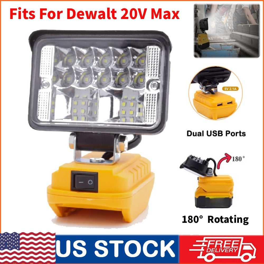 Outdoor LED Work Light Flood Lamp Portable Floodlight for Construction and Camping
