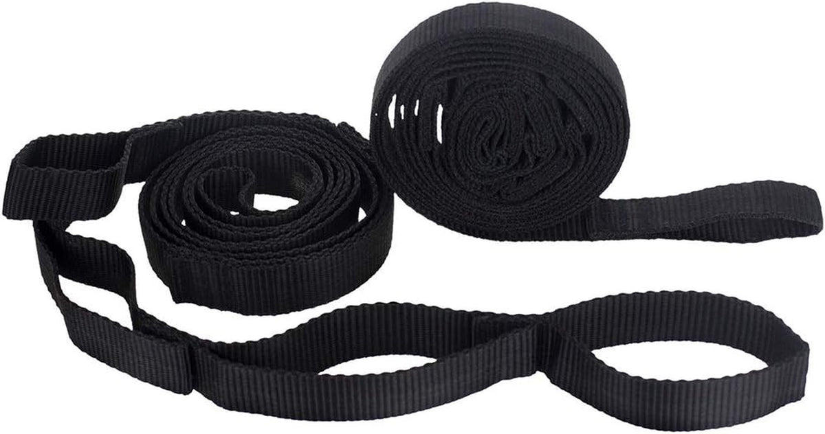 2 Pack Hammock Tree Straps Set - No Stretch Outdoor Suspension System